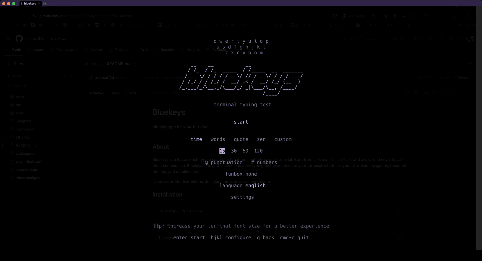 A Terminal Typing Trainer That Ships on Homebrew
