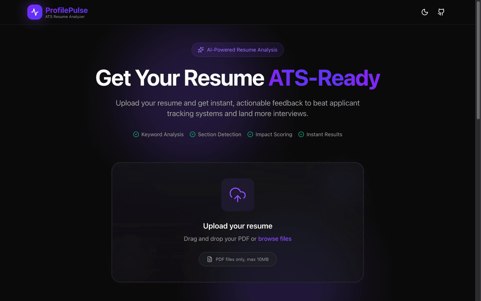 A Privacy-First ATS Resume Analyzer